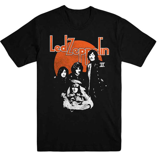 Led Zeppelin Orange Circle [T-Shirt] - Rock Band Apparel
