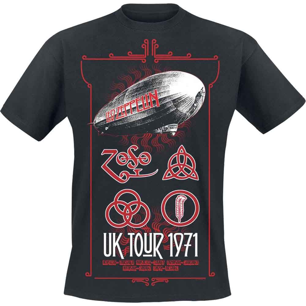 Led Zeppelin UK Tour '71. [T-Shirt] - Rock Band Apparel