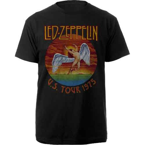 Led Zeppelin USA Tour '75. [T-Shirt] - Rock Band Apparel