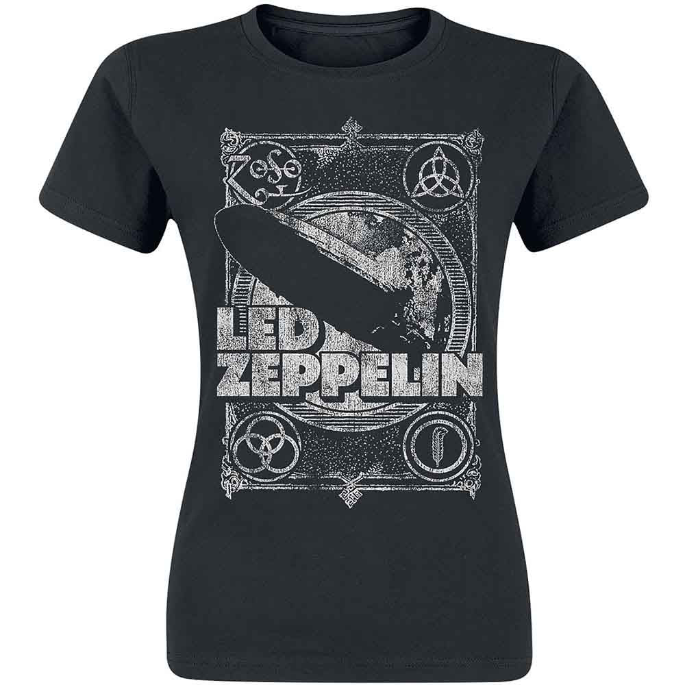Led Zeppelin Vintage Print LZ1 [T-Shirt] - Rock Band Apparel