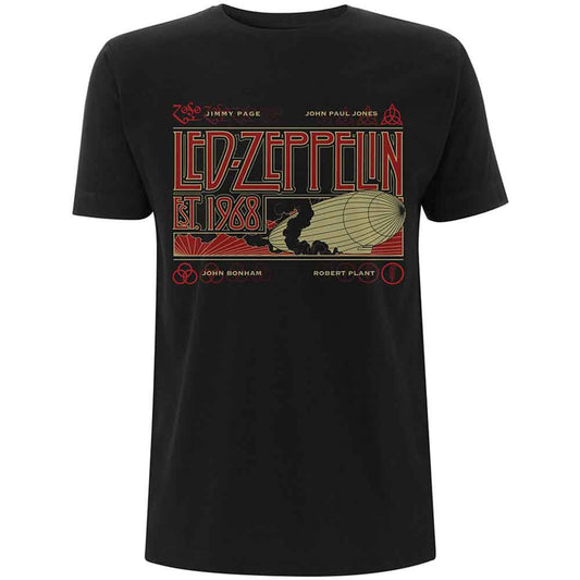 Led Zeppelin Zeppelin & Smoke [T-Shirt] - Rock Band Apparel