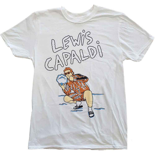 Lewis Capaldi Snow Leopard [T-Shirt] - Rock Band Apparel