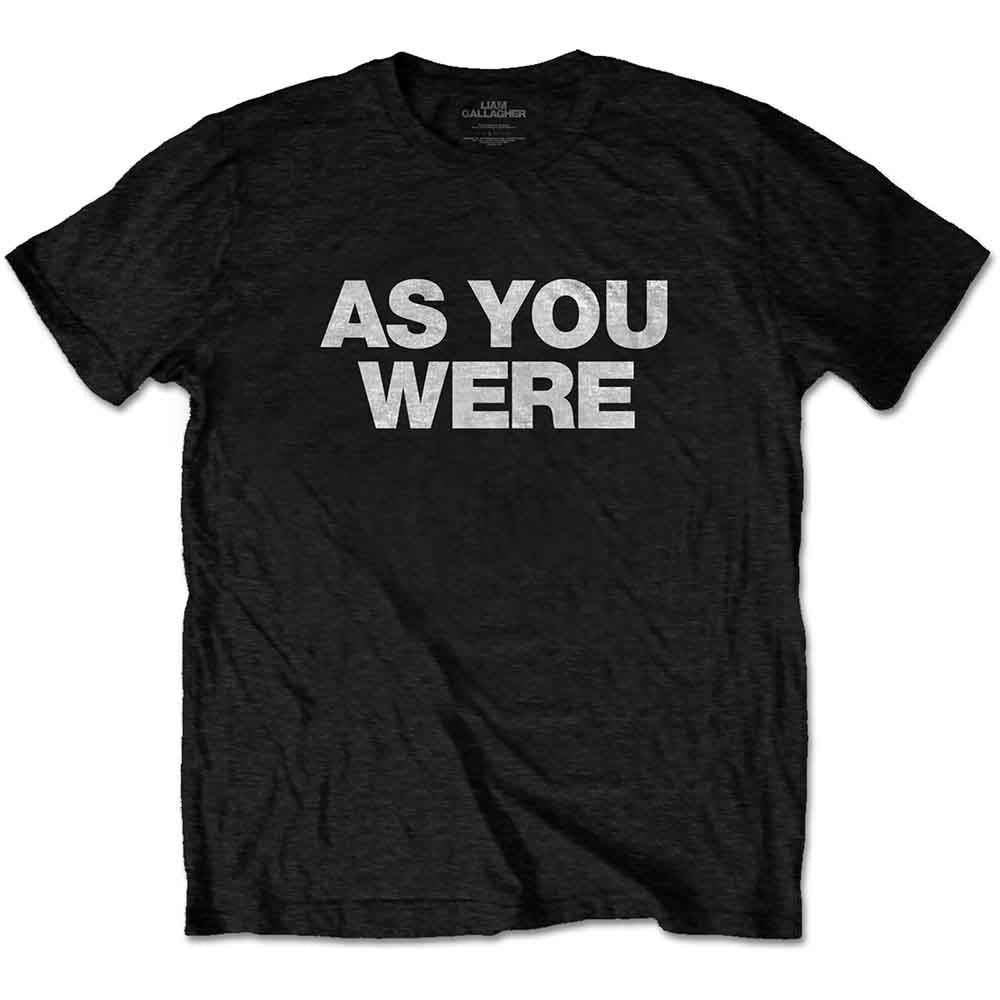 Liam Gallagher As You Were [T-Shirt] - Rock Band Apparel