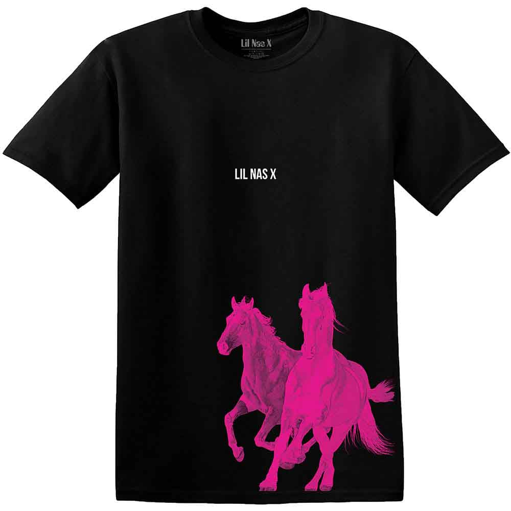 Lil Nas X Pink Horses [T-Shirt] - Rock Band Apparel
