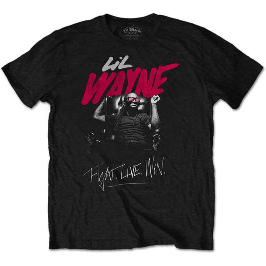 Lil Wayne Fight, Live, Win [T-Shirt] - Rock Band Apparel