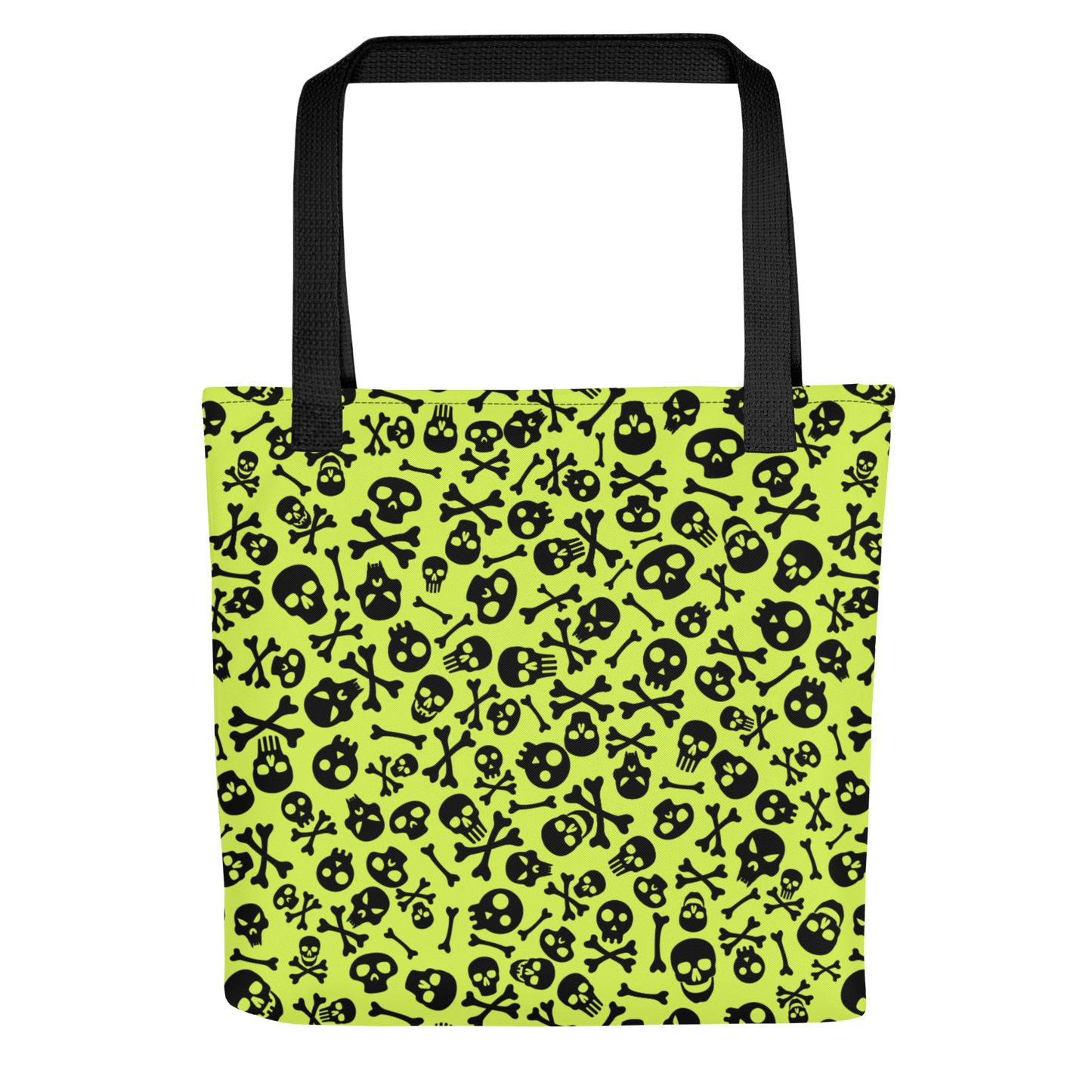 Lime Bones Tote bag