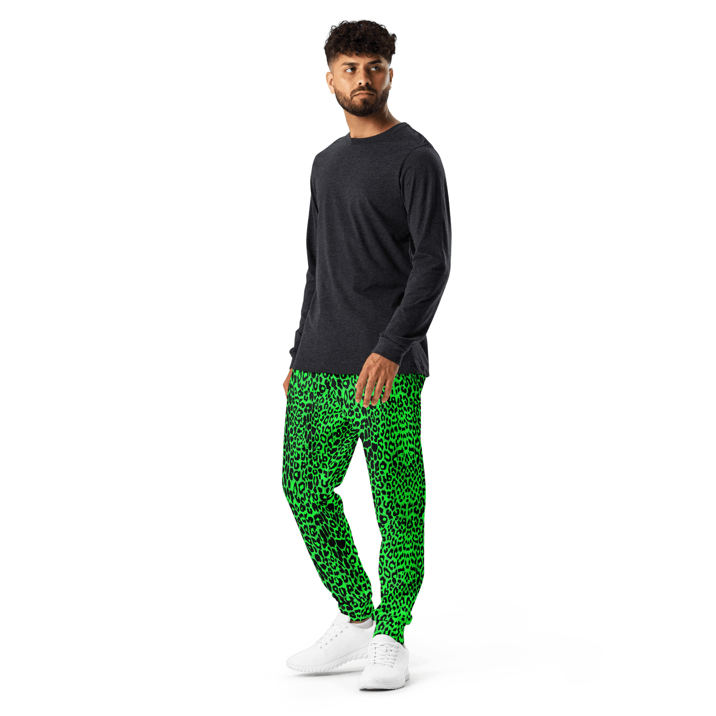 Lime Leopard Unisex Joggers