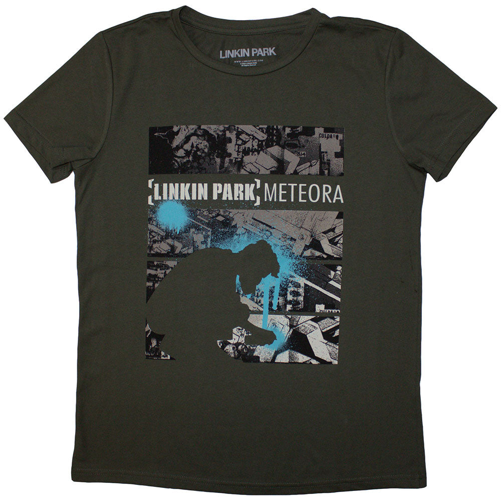 Linkin Park Meteora Drip Collage [T-Shirt] Green