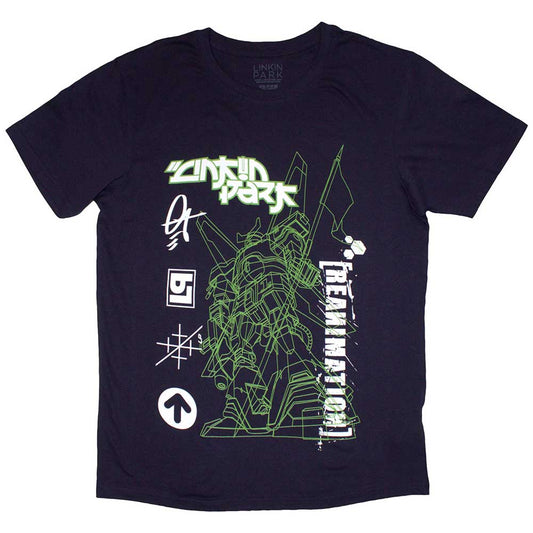 Linkin Park Reanimation Robot Sketch [T-Shirt] Blue
