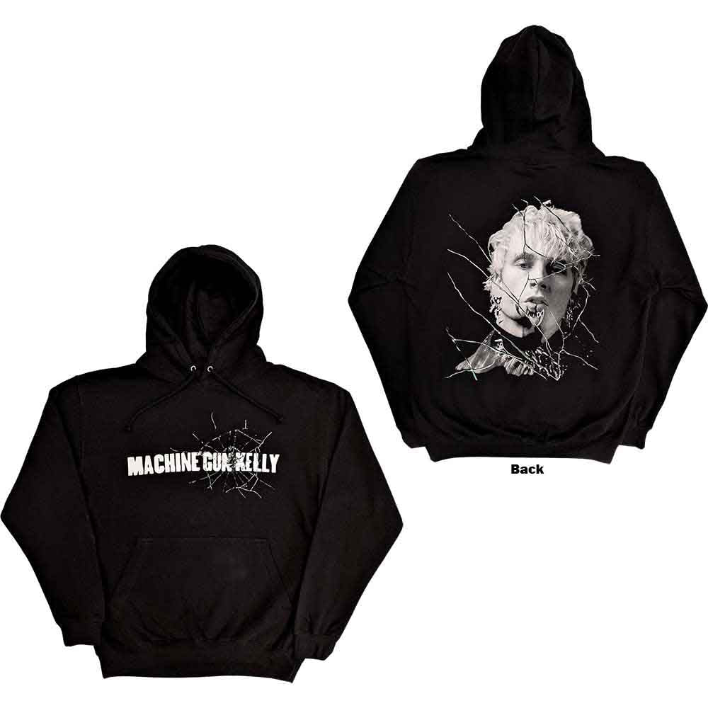 Machine Gun Kelly Cracked Glass [Sweatshirt] - Rock Band Apparel