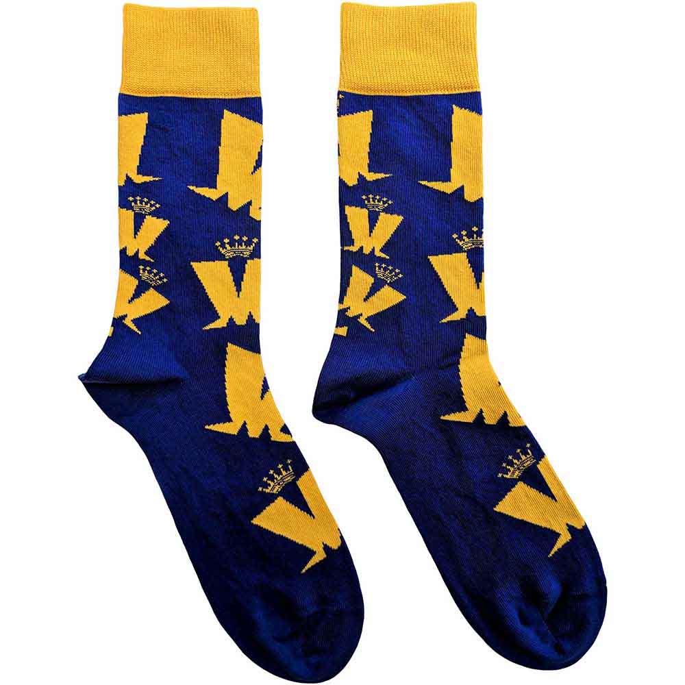 Madness Crown & M Pattern [Socks] - Rock Band Apparel
