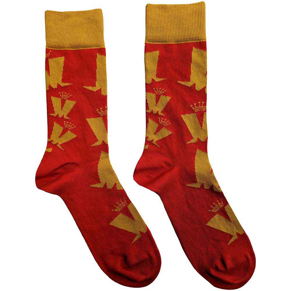 Madness Crown & M Pattern [Socks] - Rock Band Apparel