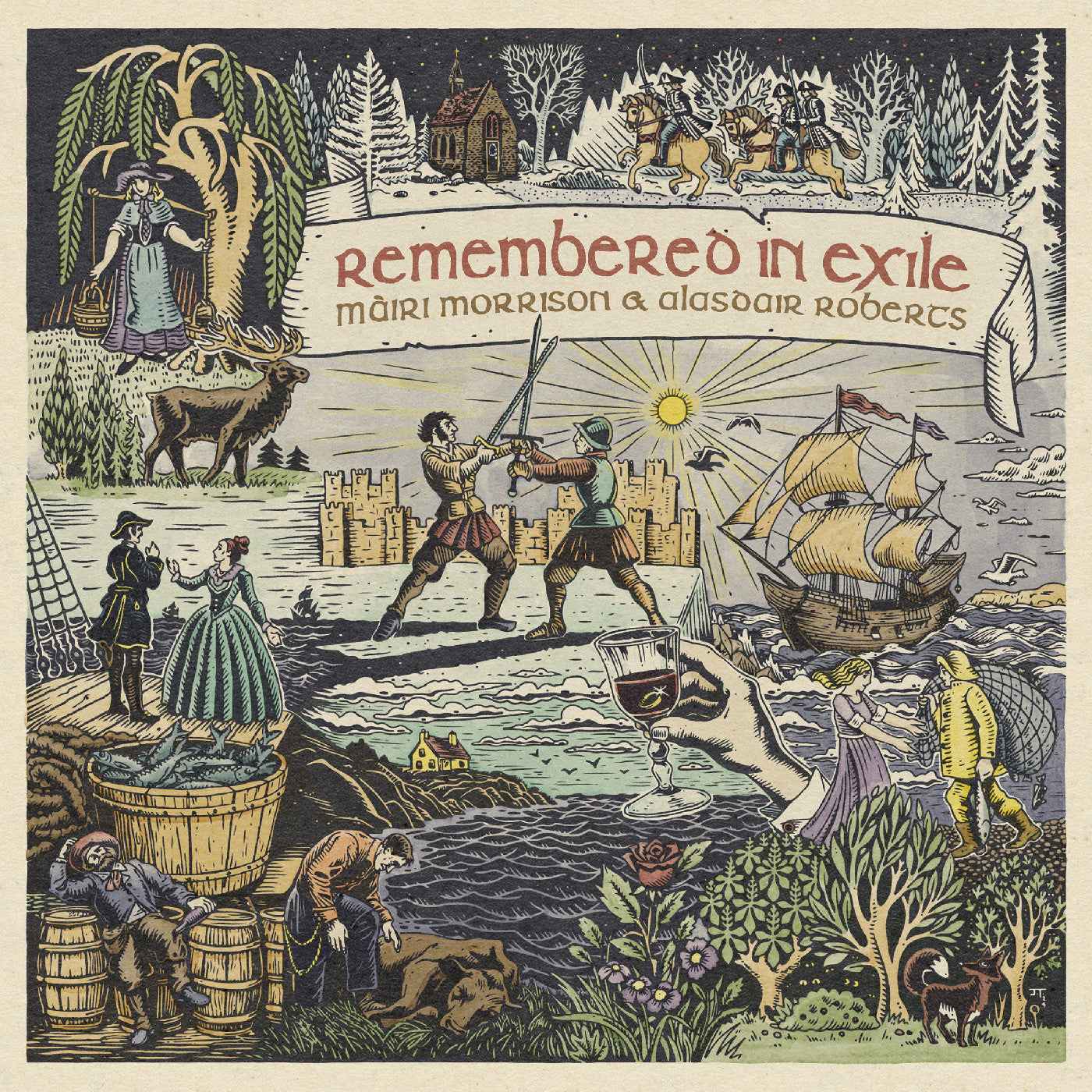 Mairi & Alasdair Roberts With Pete Johnston & Frie - Remembered In Exile: Songs And Ballads From Nova Scotia [CD]
