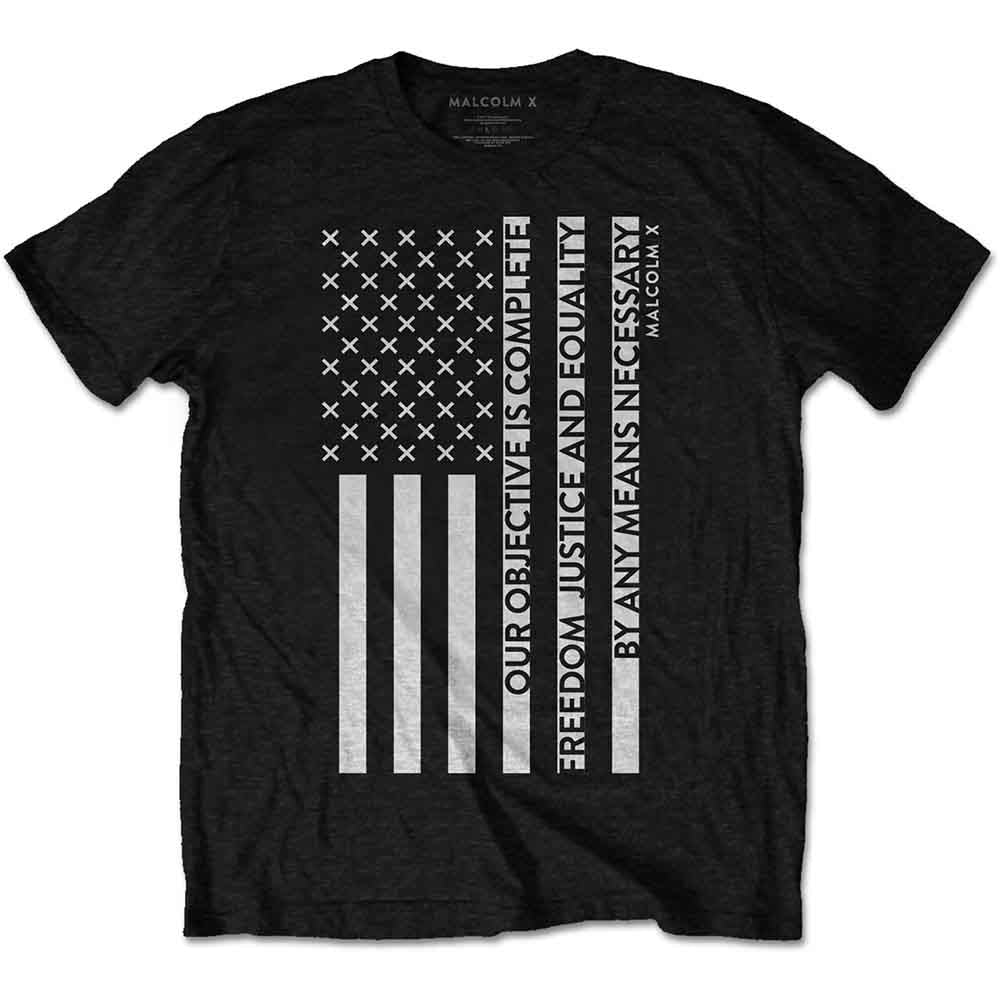 Malcolm X Freedom Flag [T-Shirt] - Rock Band Apparel