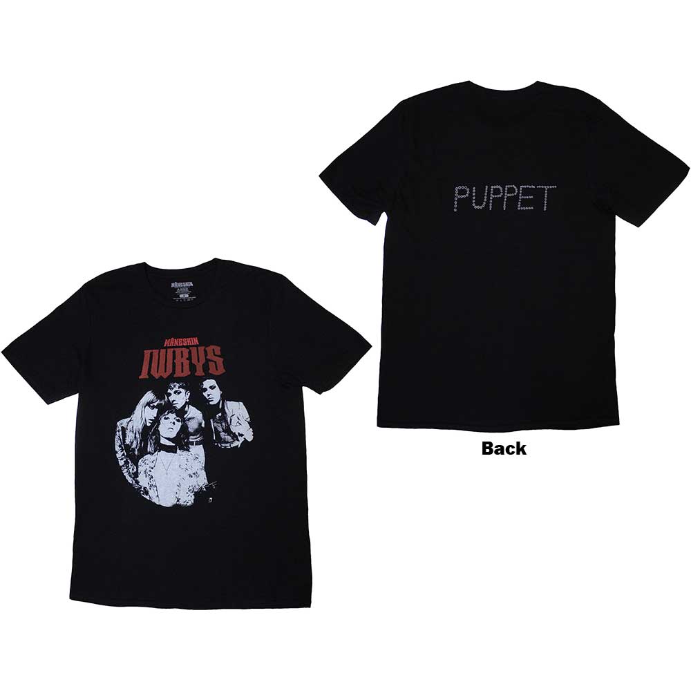 Maneskin I Wanna Be Your Slave B&W Photo [T-Shirt] - Rock Band Apparel
