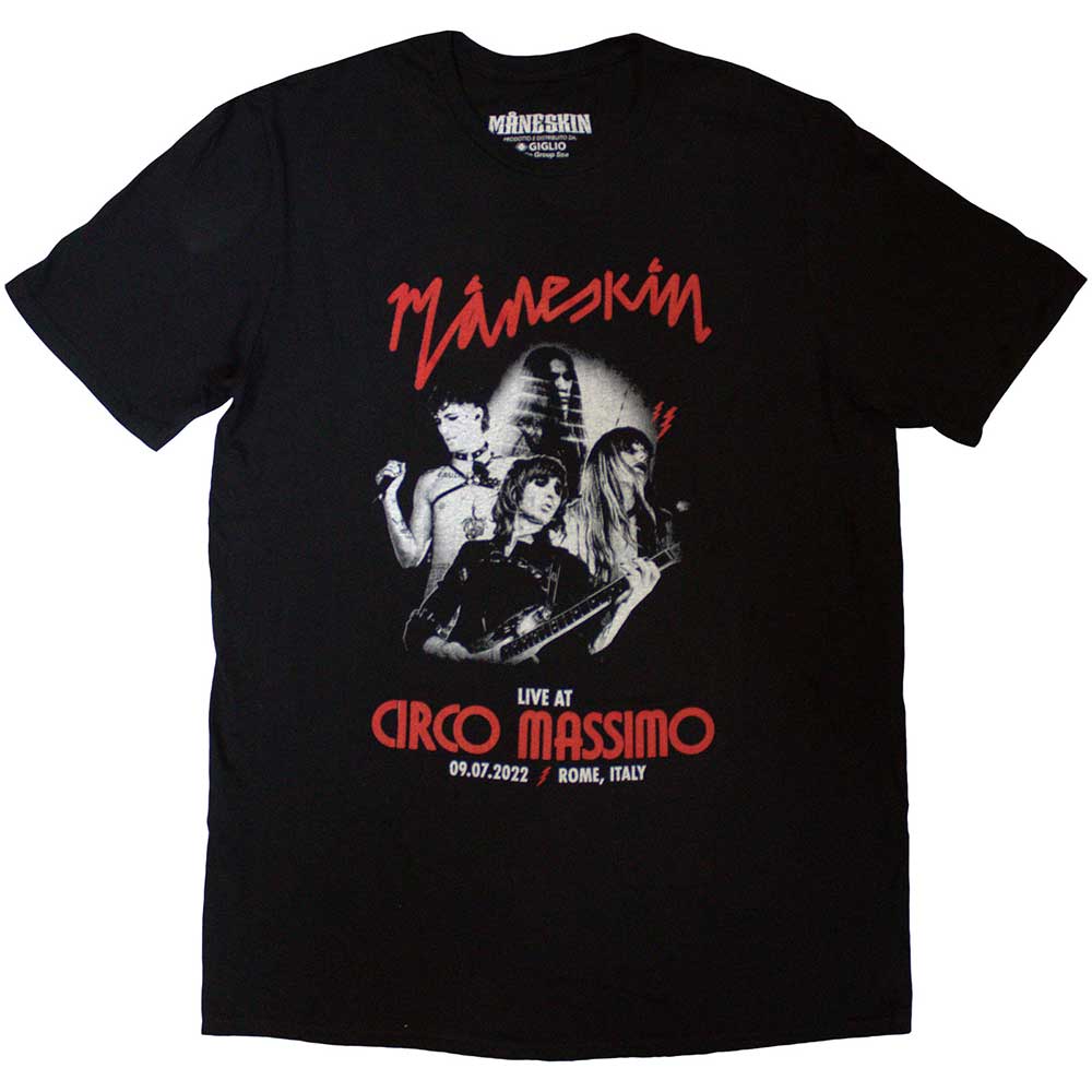 Maneskin Live At Circo Massimo 2022 Poster [T-Shirt] - Rock Band Apparel