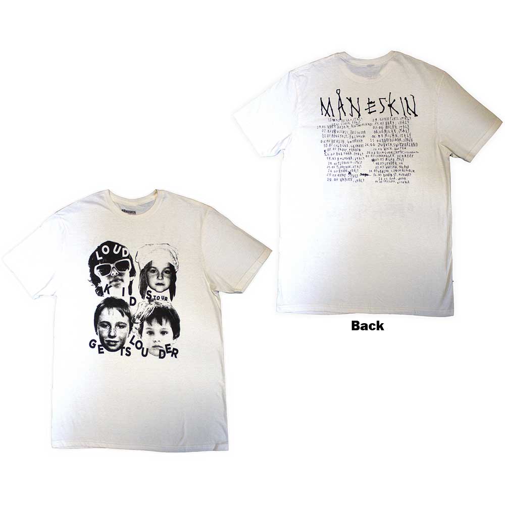 Maneskin Loud Kids European Tour '23 [T-Shirt] Neutral