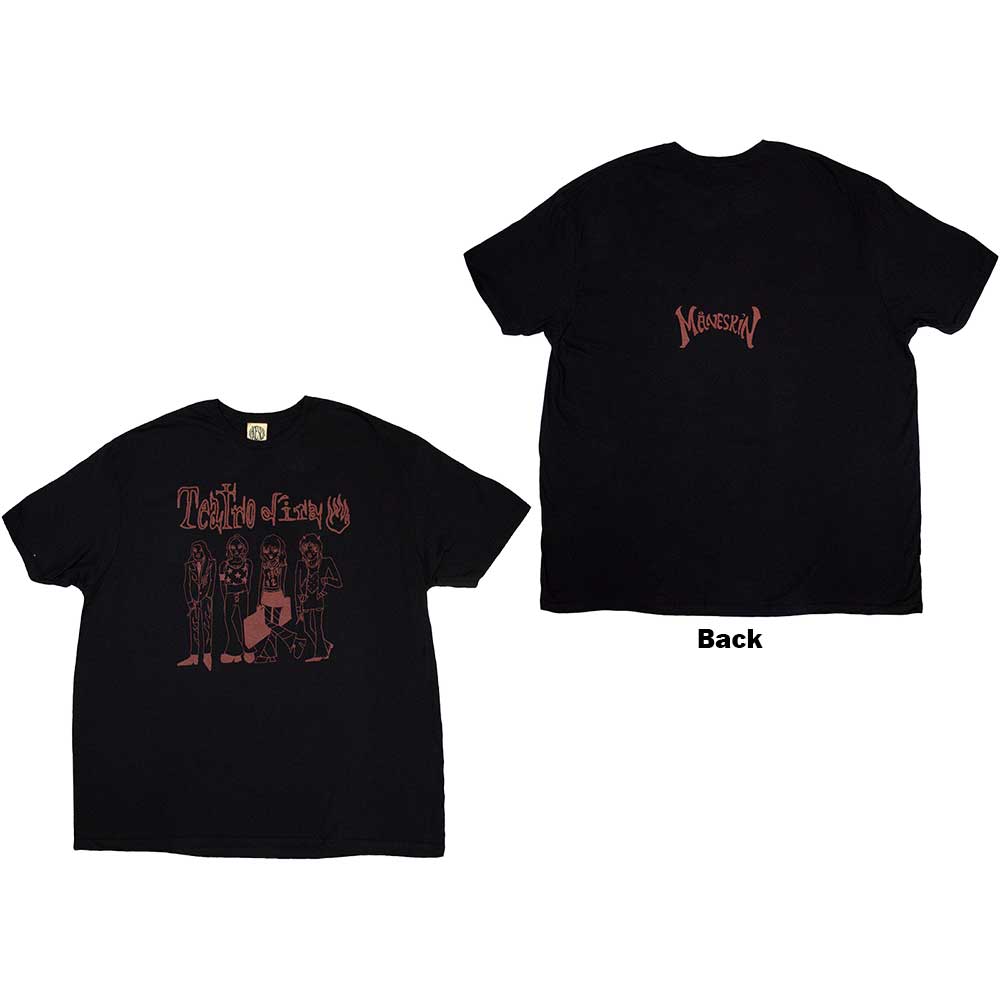 Maneskin Teatro d'ira Doodles [T-Shirt] Black
