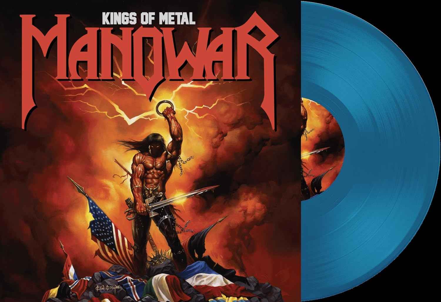 Manowar - Kings Of Metal (Limited Edition, Transparent Blue Colored Vinyl) [Import] [Vinyl]