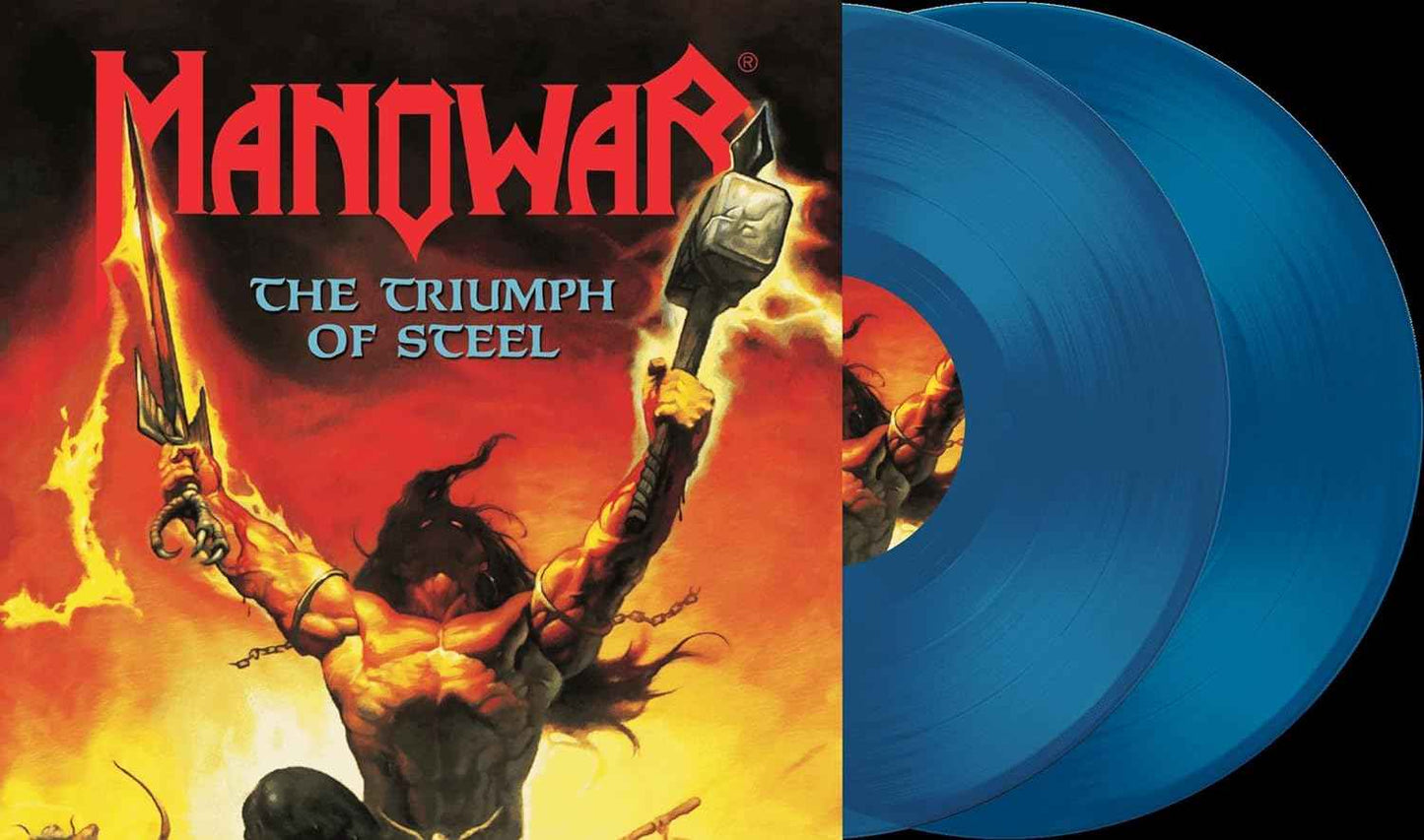 Manowar - The Triumph Of Steel (Limited Edition, Transparent Blue Colored Vinyl) [Import] (2 Lp) [Vinyl]