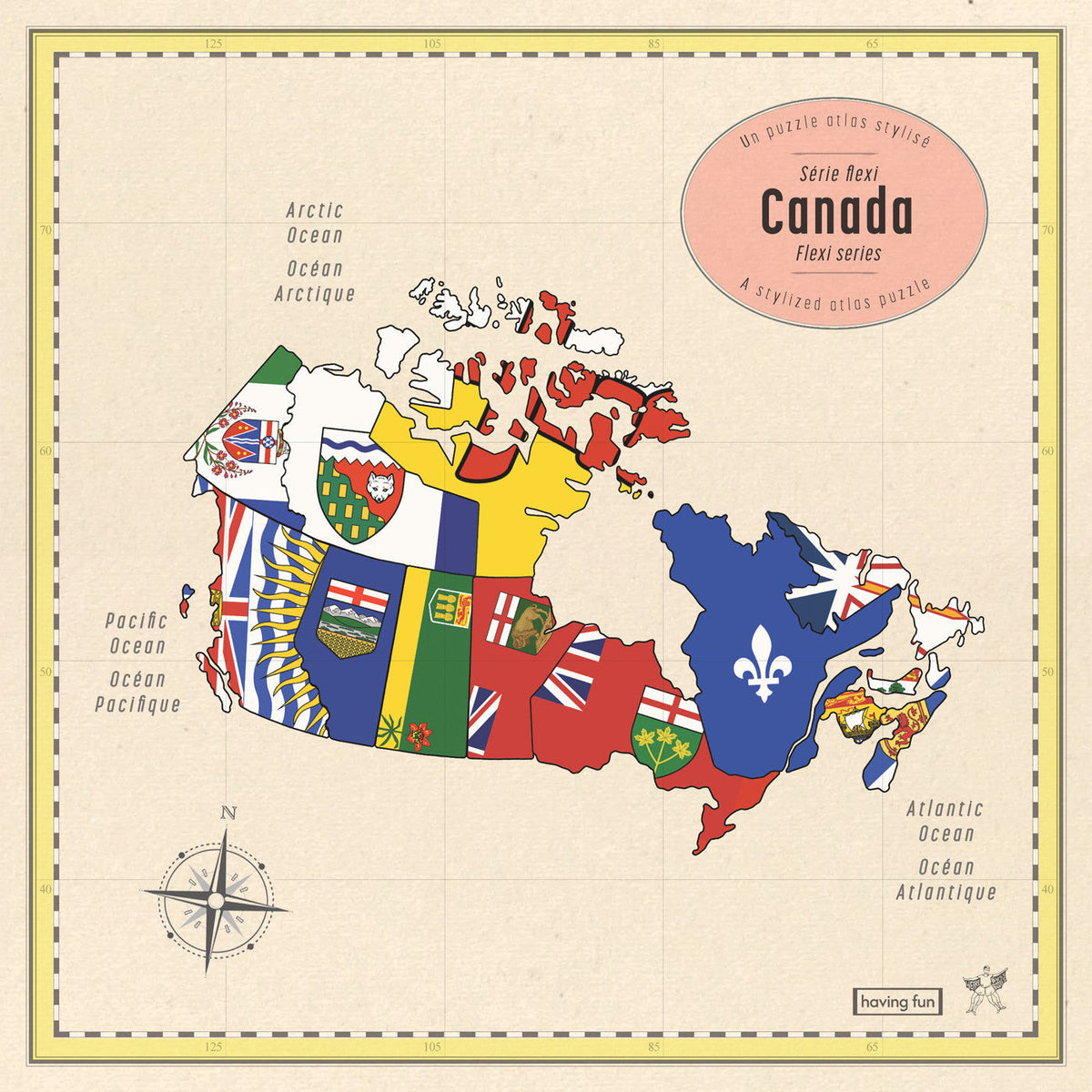 PRE-ORDER: Map Of Canada Puzzle Series - Box Set [Vinyl]