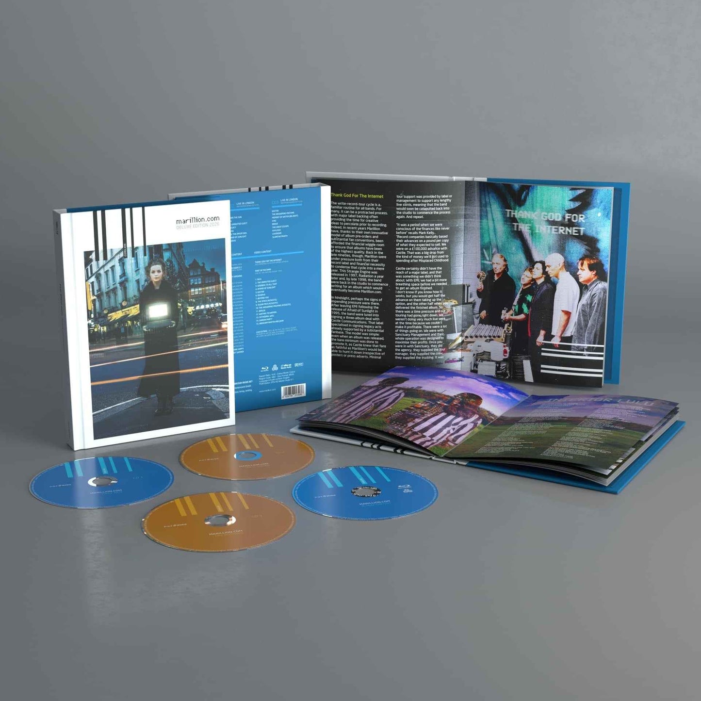 Marillion - Marillion.Com (3Cd + Blu-Ray Mediabook) [CD]