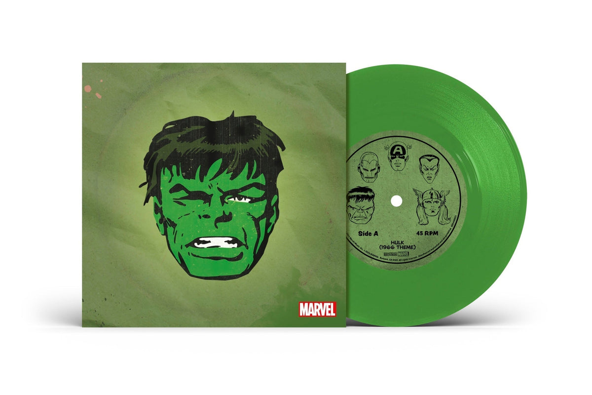 PRE-ORDER: Marvel Chorus - Hulk (1966 Theme) / Merry Marvel Marching Society [Translucent Green 7" Single] [Vinyl]
