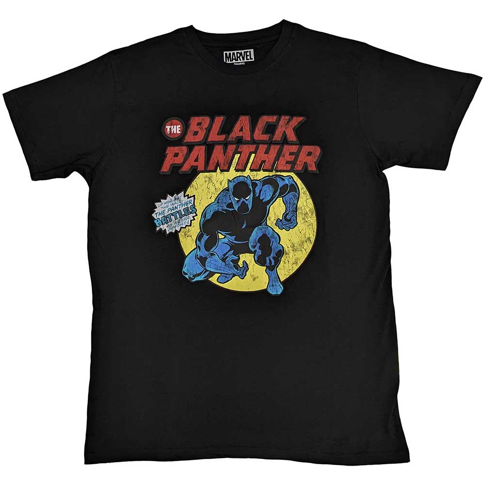 Marvel Comics Black Panther Retro Comic [T-Shirt] - Rock Band Apparel