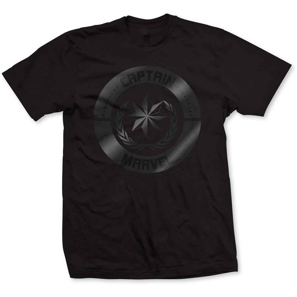 Marvel Comics Captain Marvel Silver Circle [T-Shirt] - Rock Band Apparel