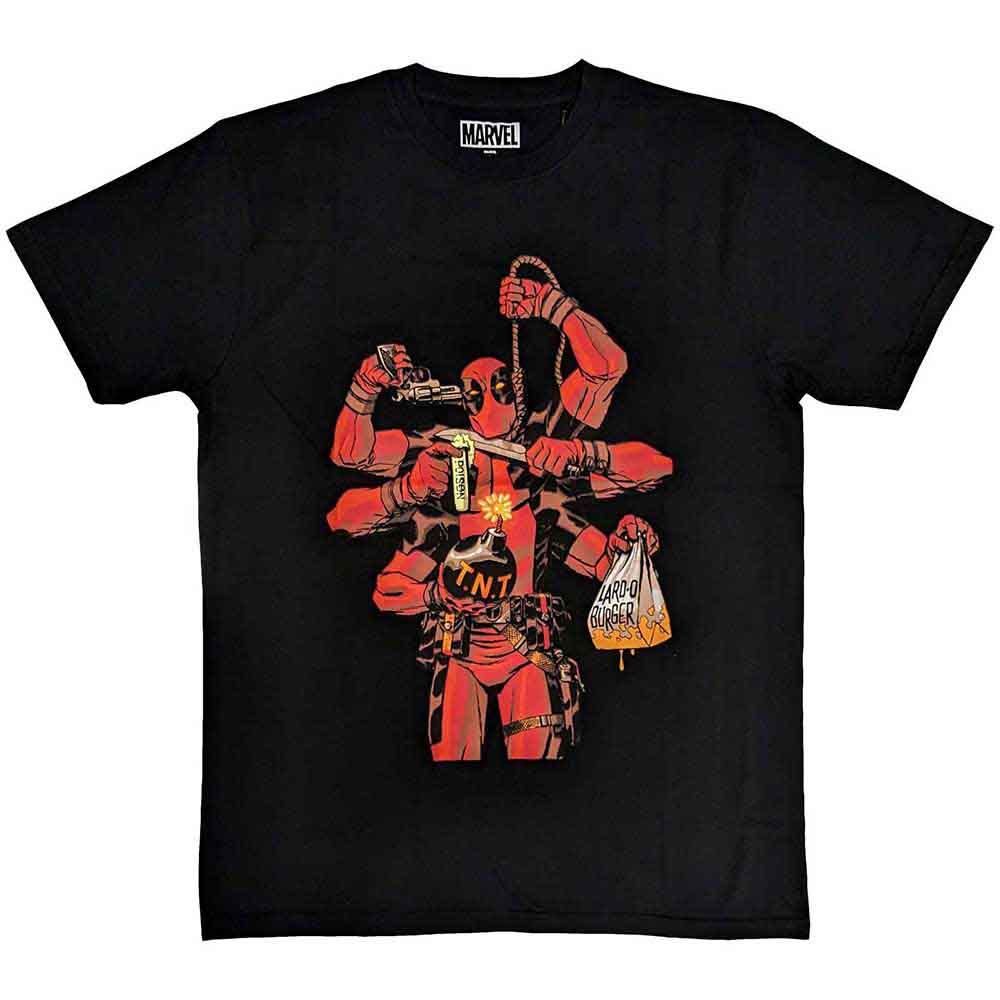 Marvel Comics Deadpool Arms [T-Shirt] - Rock Band Apparel