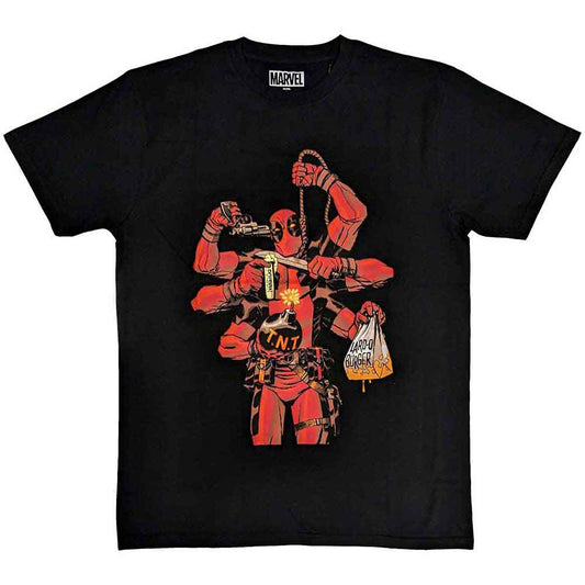 Marvel Comics Deadpool Arms [T-Shirt] Black