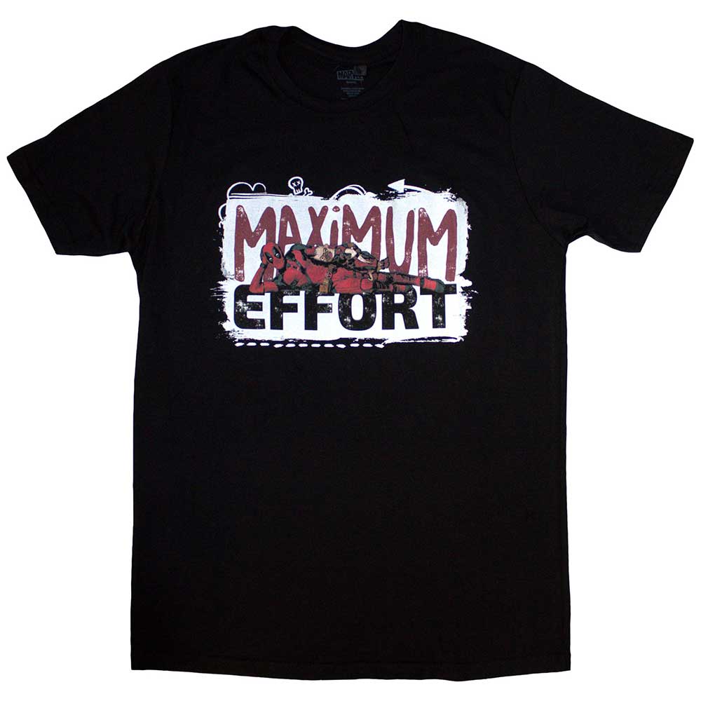 Marvel Comics Deadpool Maximum Effort [T-Shirt] Black