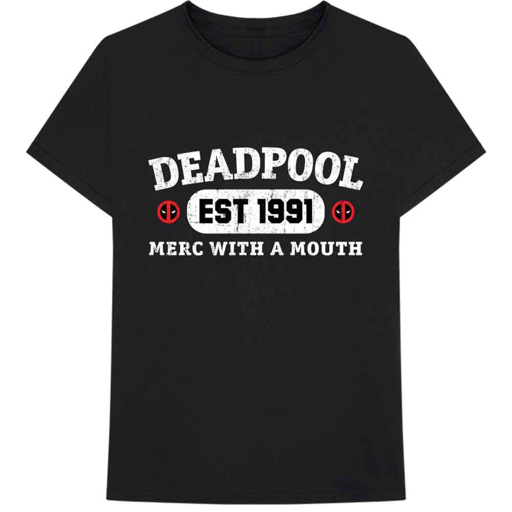 Marvel Comics Deadpool Merc With A Mouth [T-Shirt] - Rock Band Apparel