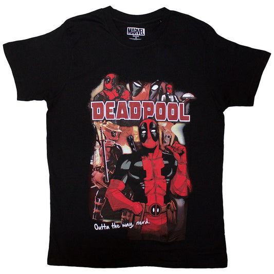 Marvel Comics Deadpool Outta The Way Nerd [] Black