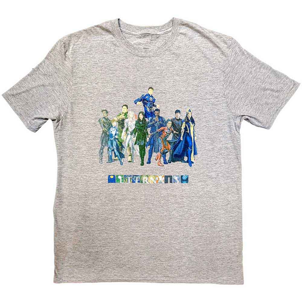 Marvel Comics Eternals Colour Block Characters [T-Shirt] - Rock Band Apparel