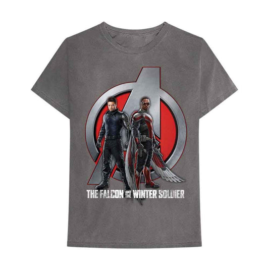 Marvel Comics Falcon & Winter Soldier A Logo [] Grey