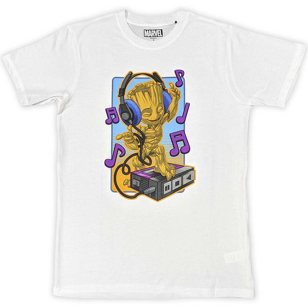 Marvel Comics Guardians of the Galaxy Groot Dancing [T-Shirt] - Rock Band Apparel