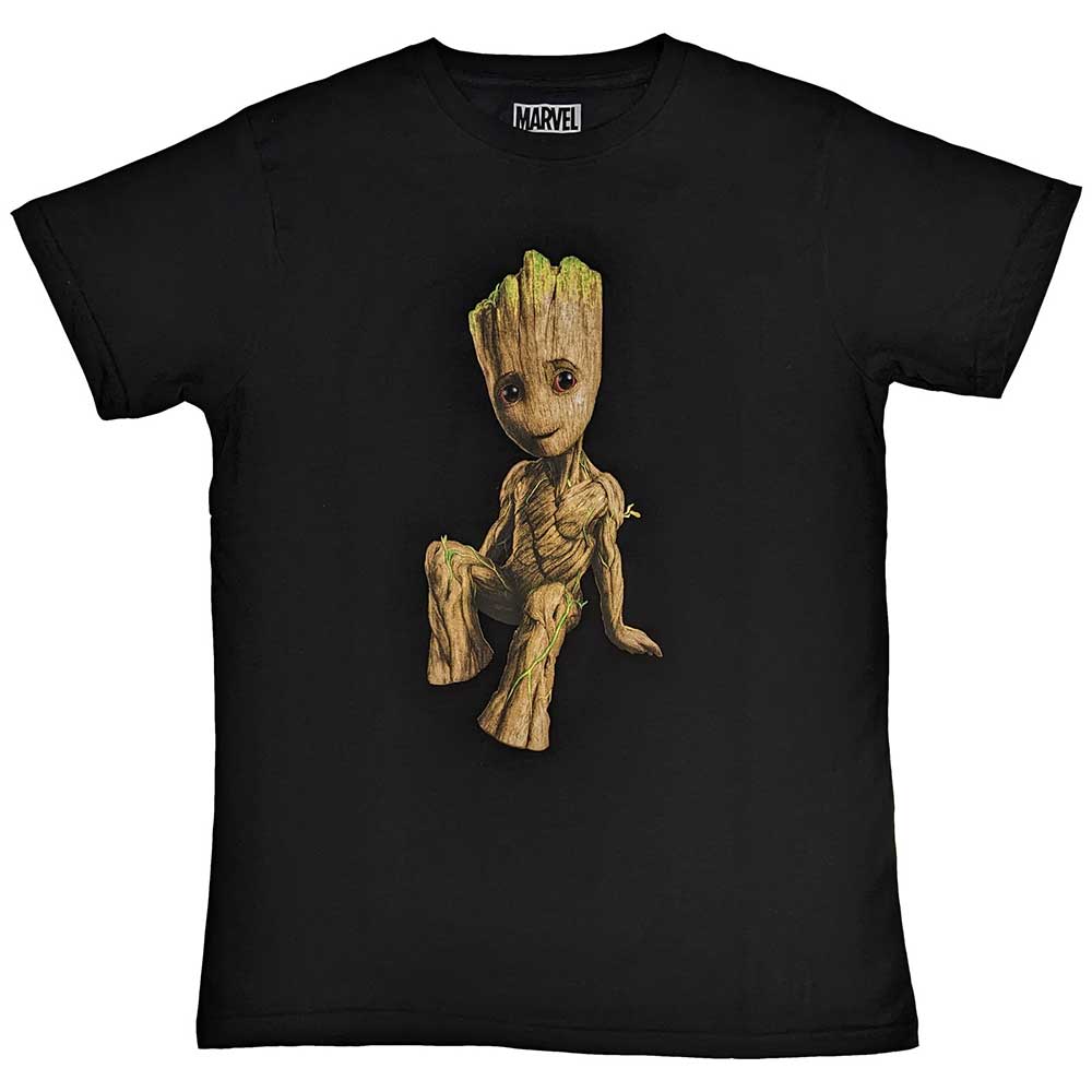 Marvel Comics Guardians of the Galaxy Groot Perch [T-Shirt] - Rock Band Apparel