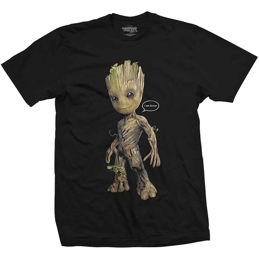 Marvel Comics Guardians of the Galaxy Groot Speech Bubble [T-Shirt] - Rock Band Apparel