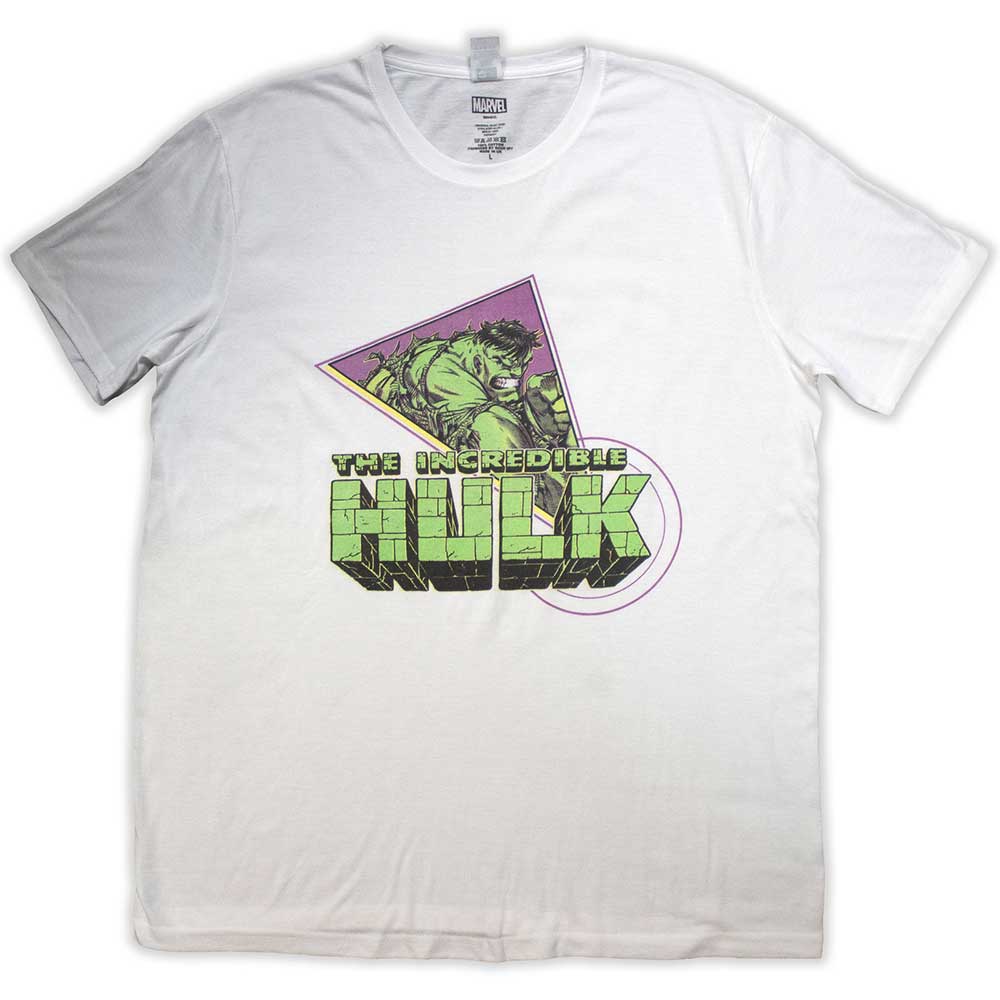 Marvel Comics Hulk Triangle [T-Shirt] White