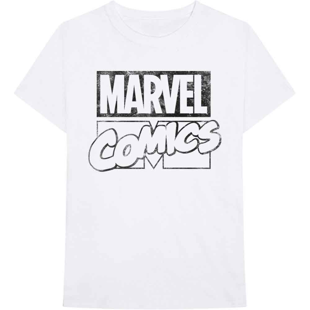 Marvel Comics Logo [T-Shirt] White
