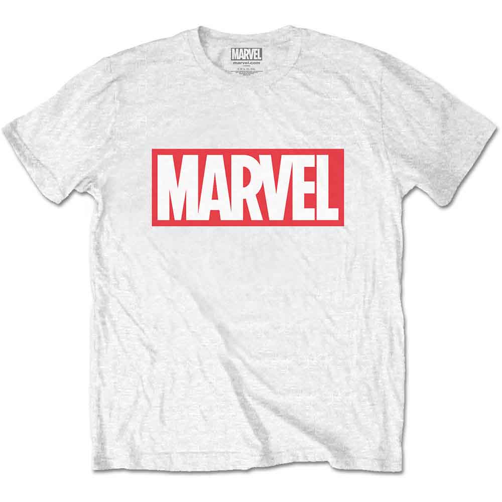 Marvel Comics Marvel Box Logo [T-Shirt] White
