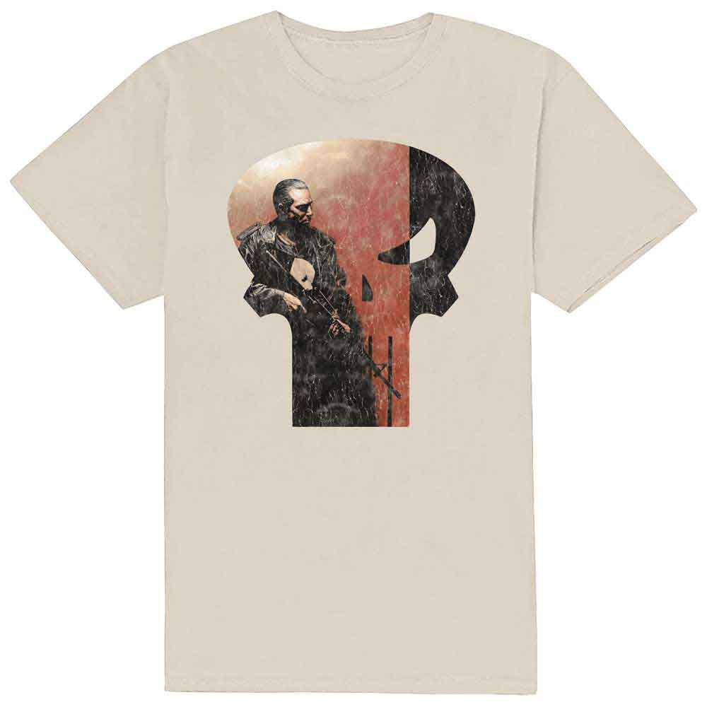 Marvel Comics Punisher Skull Outline Character [T-Shirt] Neutral