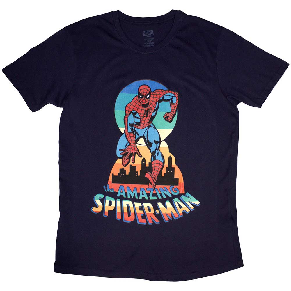 Marvel Comics Spider-Man Keyhole [T-Shirt] Blue