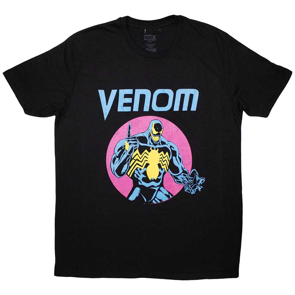 Marvel Comics Venom Purple Circle [T-Shirt] Black