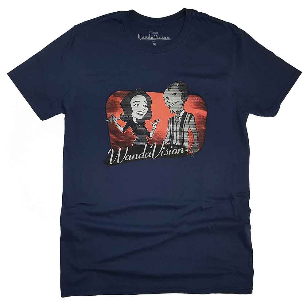 Marvel Comics WandaVision Red Logo Cartoon [T-Shirt] - Rock Band Apparel