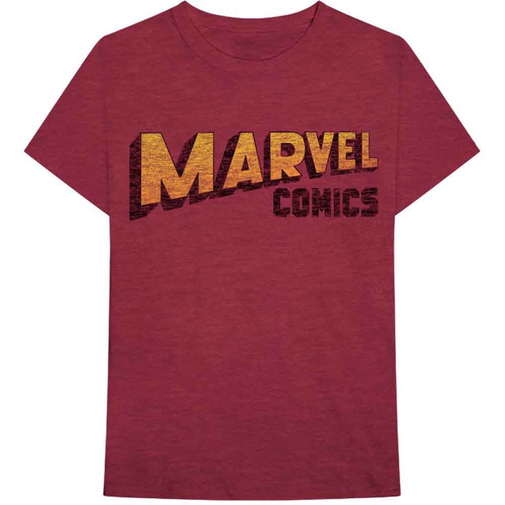 Marvel Comics Warped Logo [T-Shirt] - Rock Band Apparel
