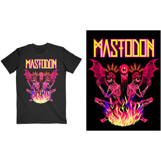 Mastodon Double Brimstone Neon [T-Shirt] - Rock Band Apparel