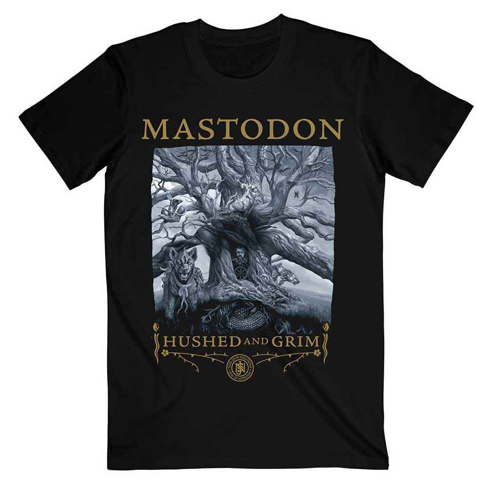 Mastodon Hushed & Grim Cover [T-Shirt] Black