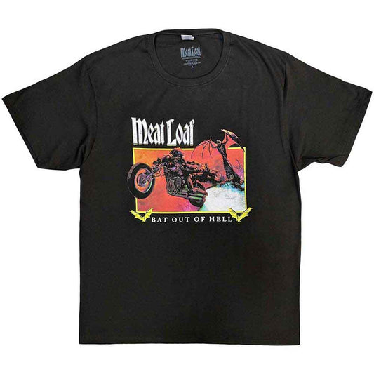 Meat Loaf Bat Out Of Hell Rectangle [T-Shirt] - Rock Band Apparel